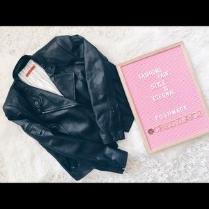 Alice + Olivia Lambskin leather jacket